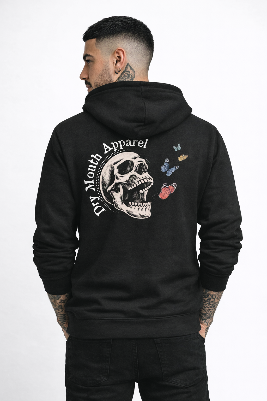 Dry Mouth Logo Blackout hoodie