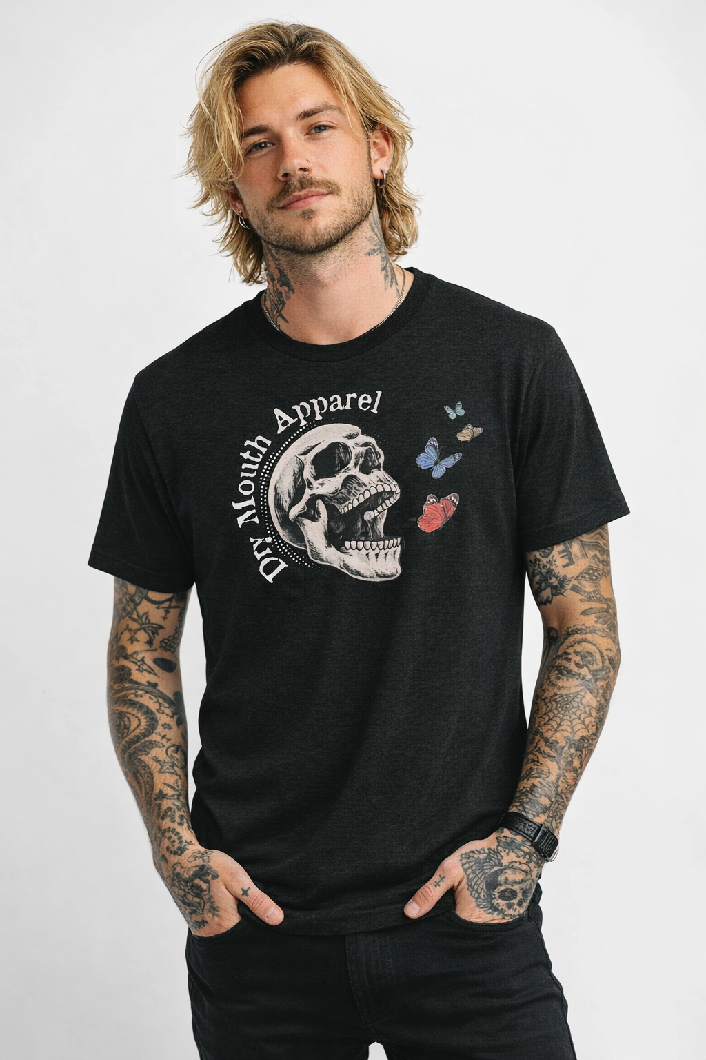 Dry Mouth Logo Blackout T