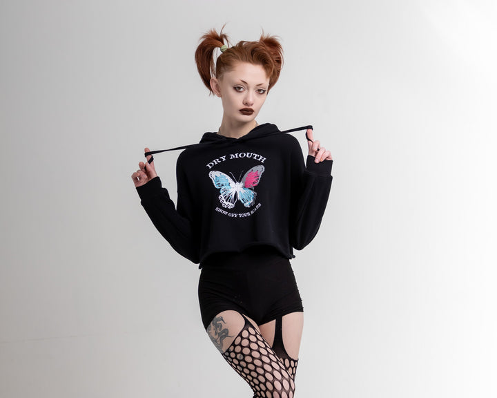Show Off Your Scars Crop Hoodie