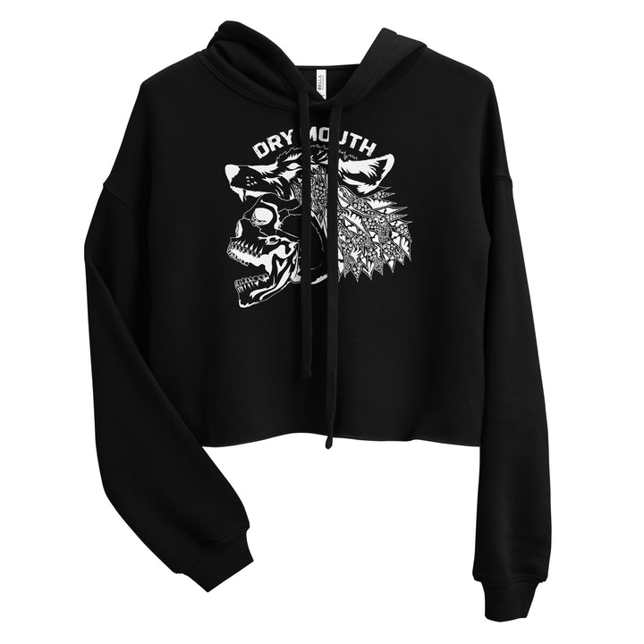 Lone Wolf Blackout Crop Hoodie